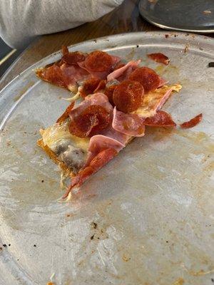 What's left of our meat lovers