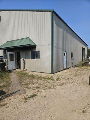 Front office entrance.