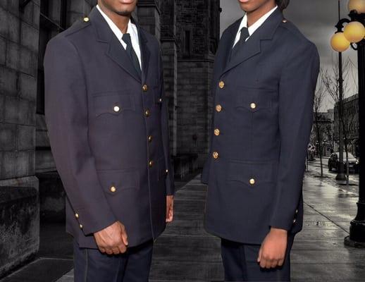 Made to measure Class A Uniforms.