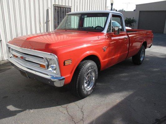 Shaved the gas filler and customer installed a rear tank