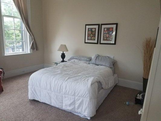 The Italian Room -- bed was comfortable. Not a whole lot of storage space around it, the power points for charging phones are a stretch.