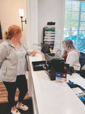 Positive attitude from the front to the back.