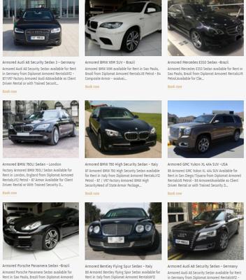 Diplomat Armored Rentals