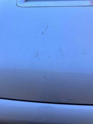 This is what happens when there is only one technician to remove garage door