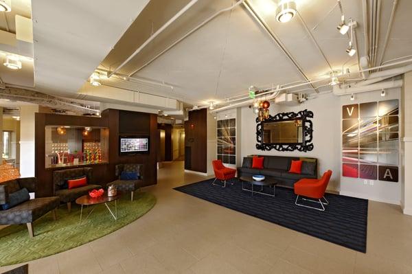 Finished common area of one of our recent multifamily projects.