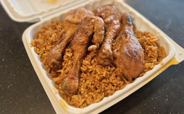 Jollof Rice with Chicken