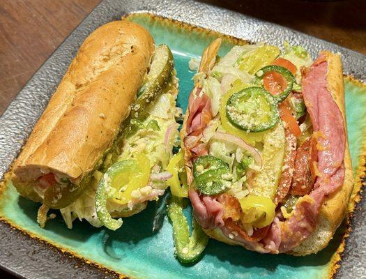 Half of a Pacific Blue and half a 5-0 plated at home.