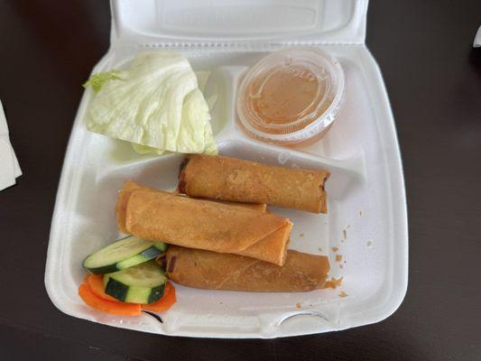 Fried pork eggrolls