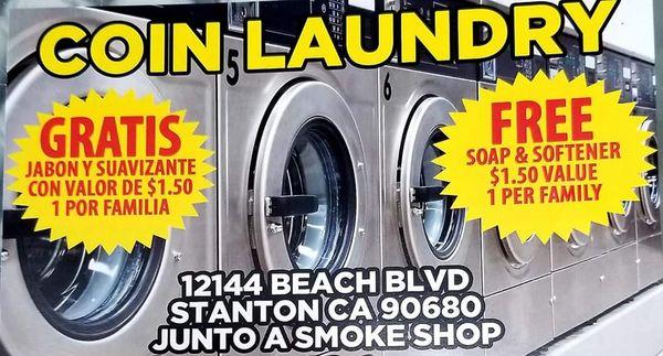 Free soap & softener