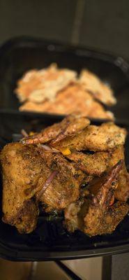 Chicken wings/ waffles