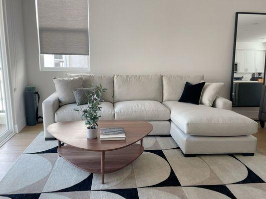 Beautiful wool rug for living room