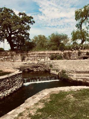 Natural spring-fed pool