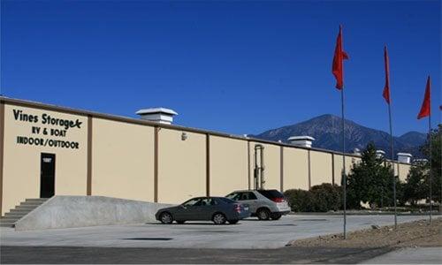 Front View of Vines Storage