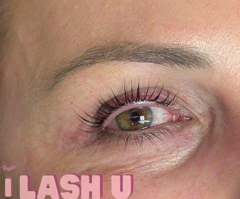Lash lift with tint $100