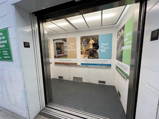 Menards Lyons Crossing Elevator