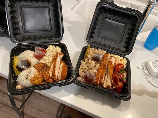 these are double protein plates and have the equivalent of one.