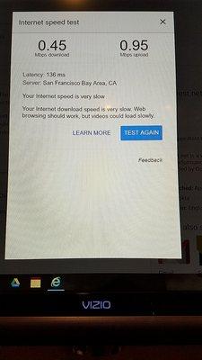 Seriously consider what VOM.COM is selling you. You might get speed for a few minutes/day. Never at night, primetime or when you need it.