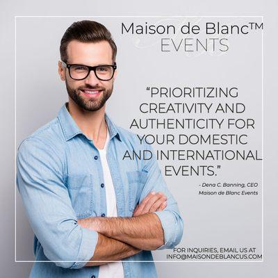 Maison de Blanc Events