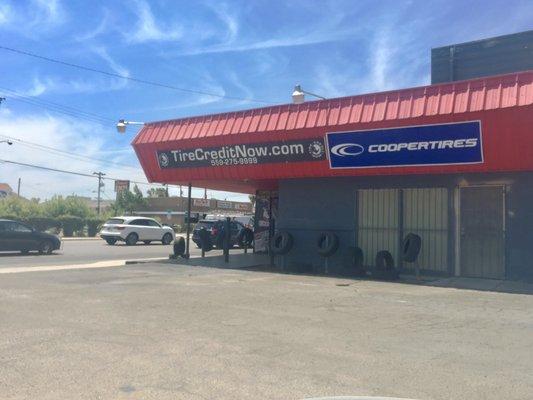 Tire Credit Now on west Shaw Ave.