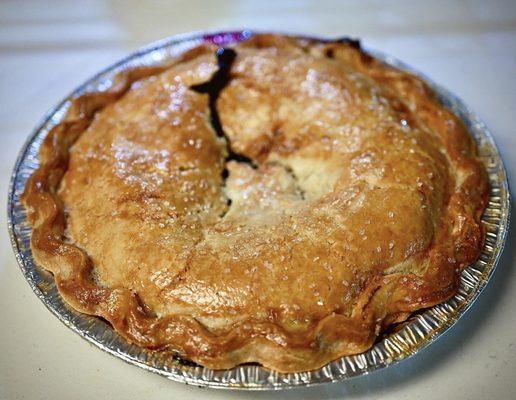 Blackberry take and bake pie