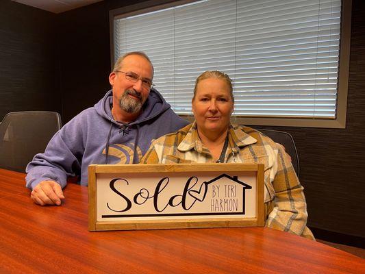 Moving out to the country. We found a fun home for these folks with a pool and an separate garage/she-shop.