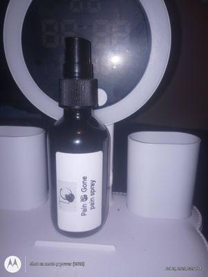 (Glass bottle) Pain spray