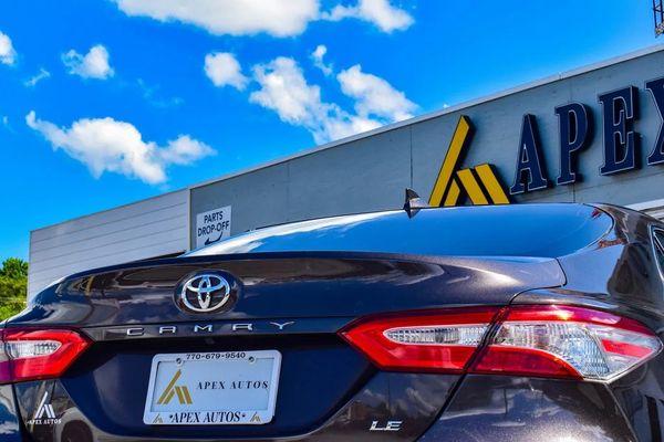2019 Camry LE! Brown/Macadamia, 91K mi. Reliable 2.5L engine, Auto, Lane Alert, Backup Cam. Drive smart at Apex Autos Conyers, GA!