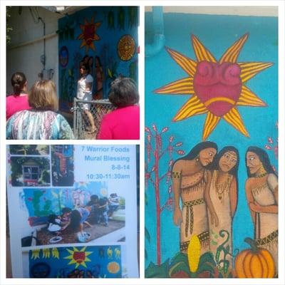 Three Sisters Mural Blessing.