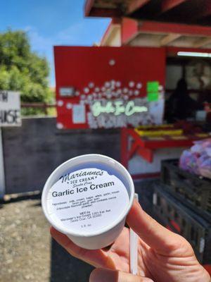 Garlic Ice Cream $5