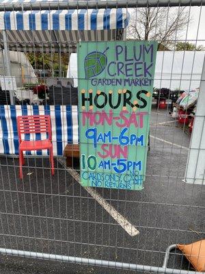 Plum Creek Garden Market