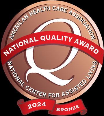 TLC is an AHCA Bronze Quality Award Winner for 2024