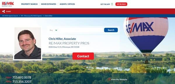 Chris Hiller - BuyNorth.com - Minocqua Realtor - Re/Max Professional - Prompt - Saves you time & money