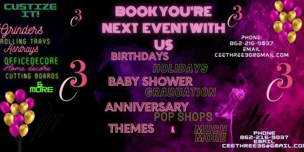 CeeThree Celebrations