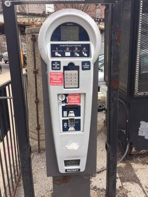 Parking Stub dispenser and payment. NO change.