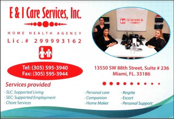 E & I Care Services