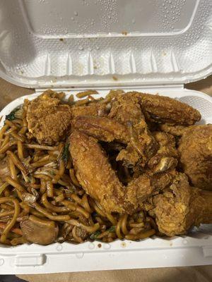 39. Vegetable Lo Mein and chicken