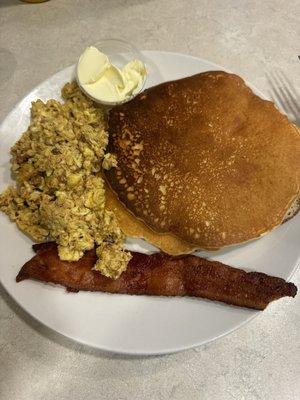 Irma's cafe basic breakfast plate.