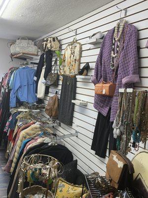 Chanel blazer, Dolce and Gabbana vintage dress, authentic Gucci purse, vintage Coach back back and handbag, Ferragamo shoes... Hurry!!!