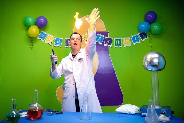 Awesome science demonstrations for kids' birthdays!