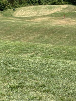 9th Hole tee box from the green