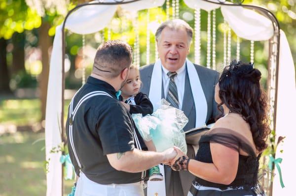 During our vowel, someone had to be involved and Rudy thought it was a very cute idea.