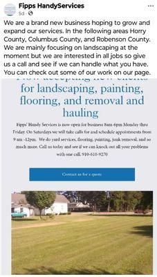 Fipps Handy services