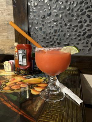 Strawberry margarita. Yum!