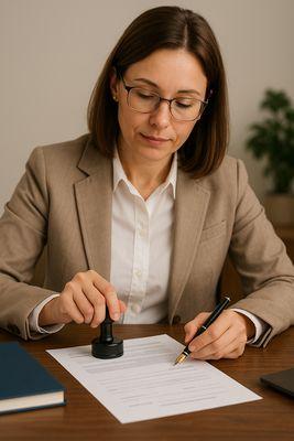 Ensuring accuracy and precision with every notarization.