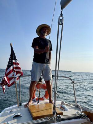 Captain Shawn. Brilliant gentle teacher and sailor