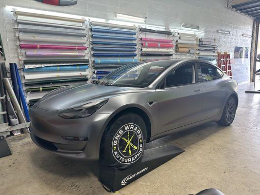 Tesla owners can select wrap and tint combo