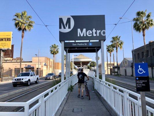 San Pedro Street Blue Line Station