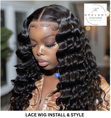 13x4 - Lace Wig Install & Style Services