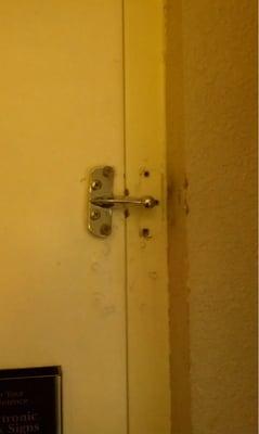Our lock and nasty door