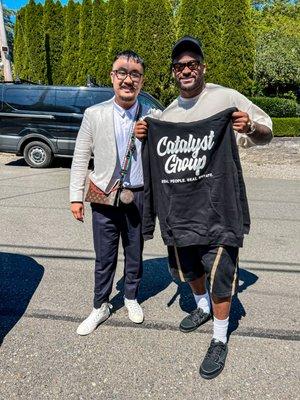 NFL Probowl Safety Jamal Adams securing his seattle home w/ Ali Samael